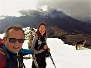 33 Selfie con vista in Alben e sulla conca di Oltre il Colle